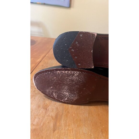 Rag & Bone Holly Boots Womens US 6 EU 36.5 Black Leather Ankle Made In Italy - Picture 8 of 11